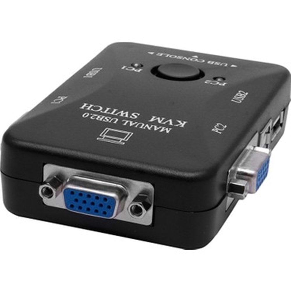 KVM21UA 2 Port Manual Usb Kvm Switch Kablosuz Model