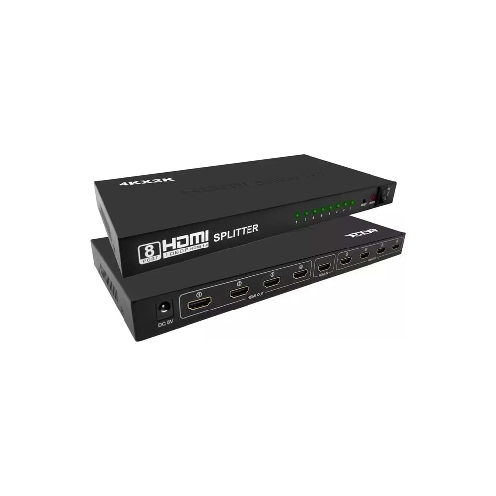 BM-108 8 Port HDMI Splitter