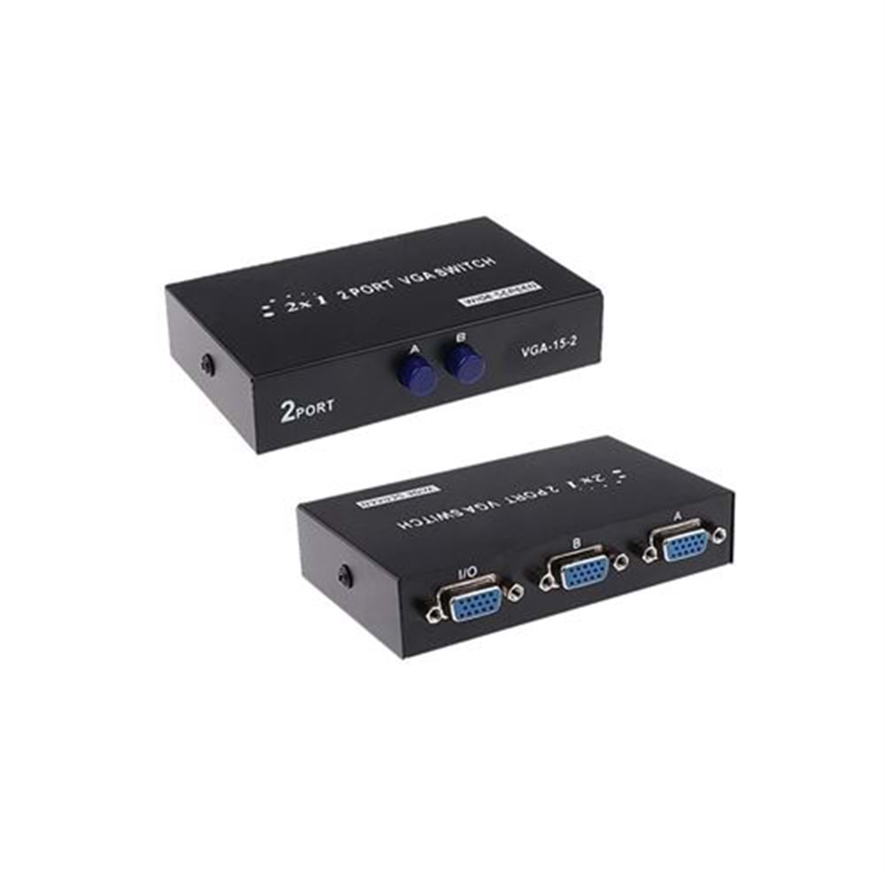 4263 2 Giriş 1 Çıkış VGA Toplayıcı Switch