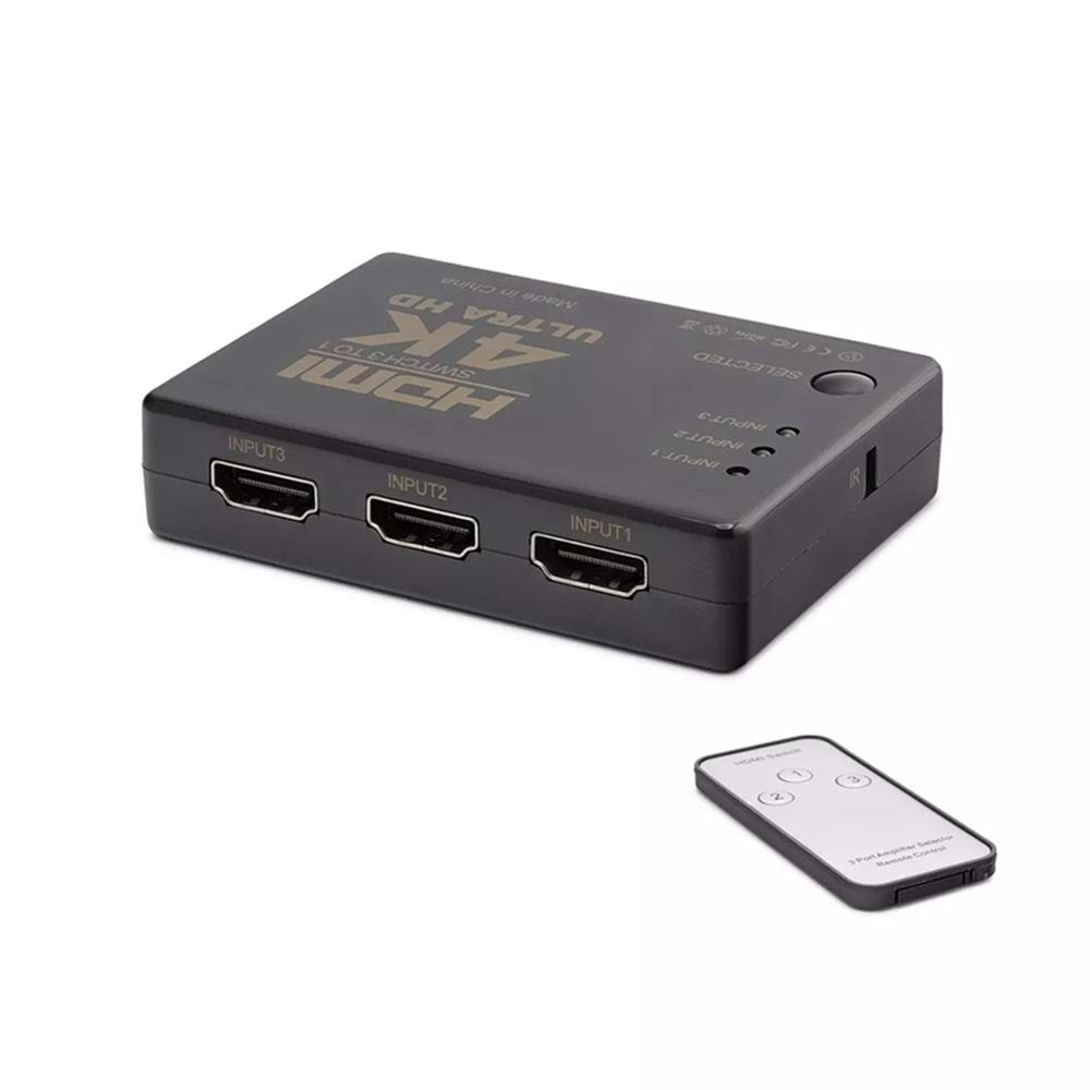 HDX1308 4K Kumandalı 3/1 HDMI Switch