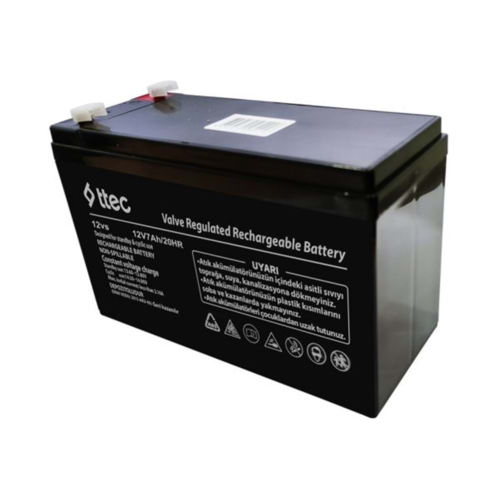 ttec 12JP 12V 1.3Ah Bakımsız Kuru Akü (TSS)