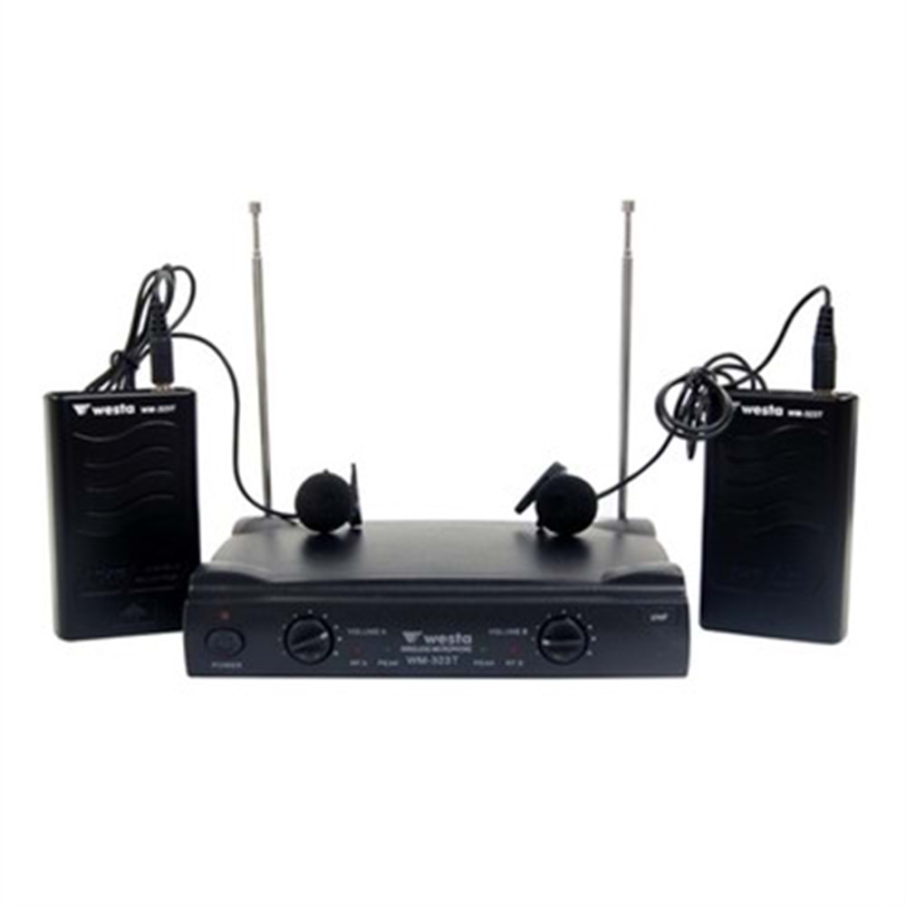 WM-323 ET WESTA 1 EL 1 YAKA TELSİZ MİKROFON