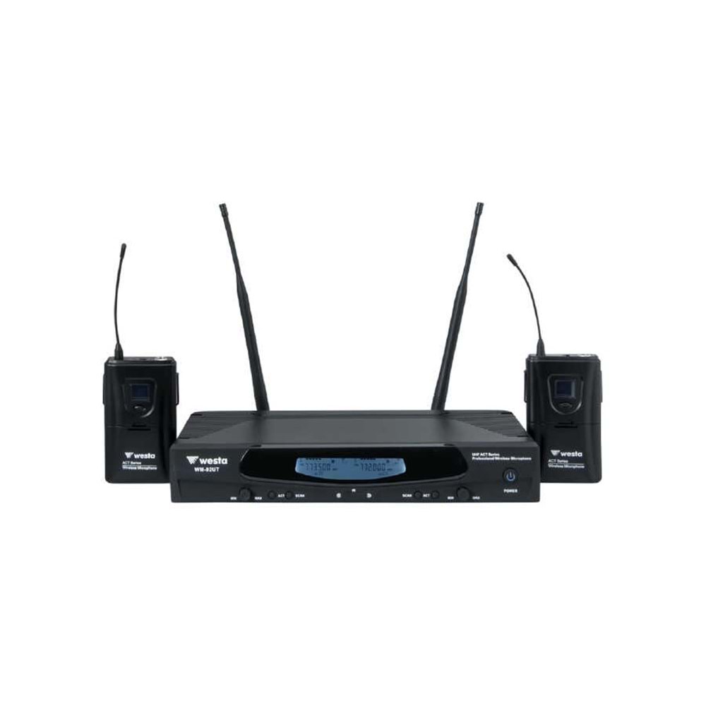 WM-92UT 2 YAKA TELSİZ MİKROFON