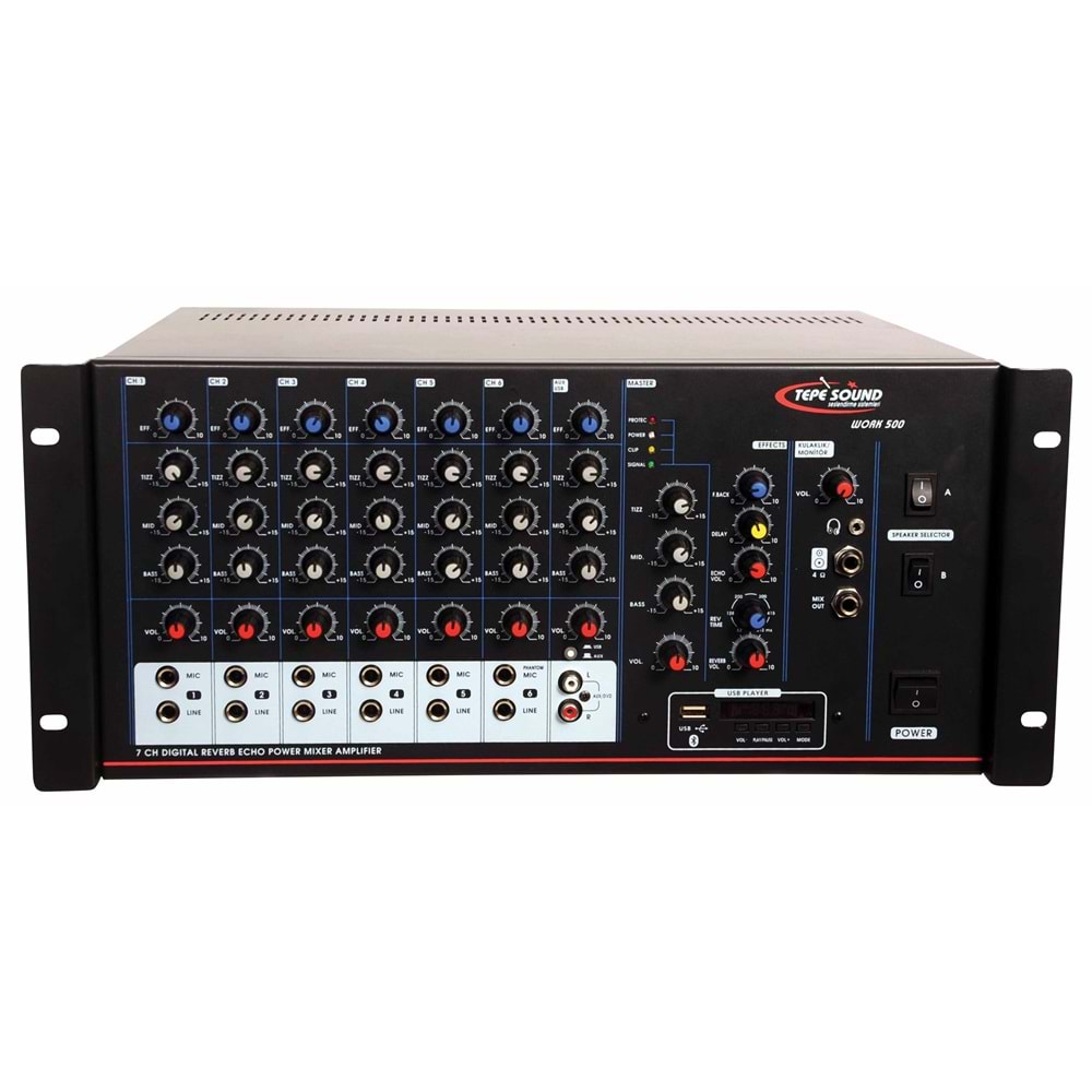 Work 300 300W/4 ohm, (50,70,100V)