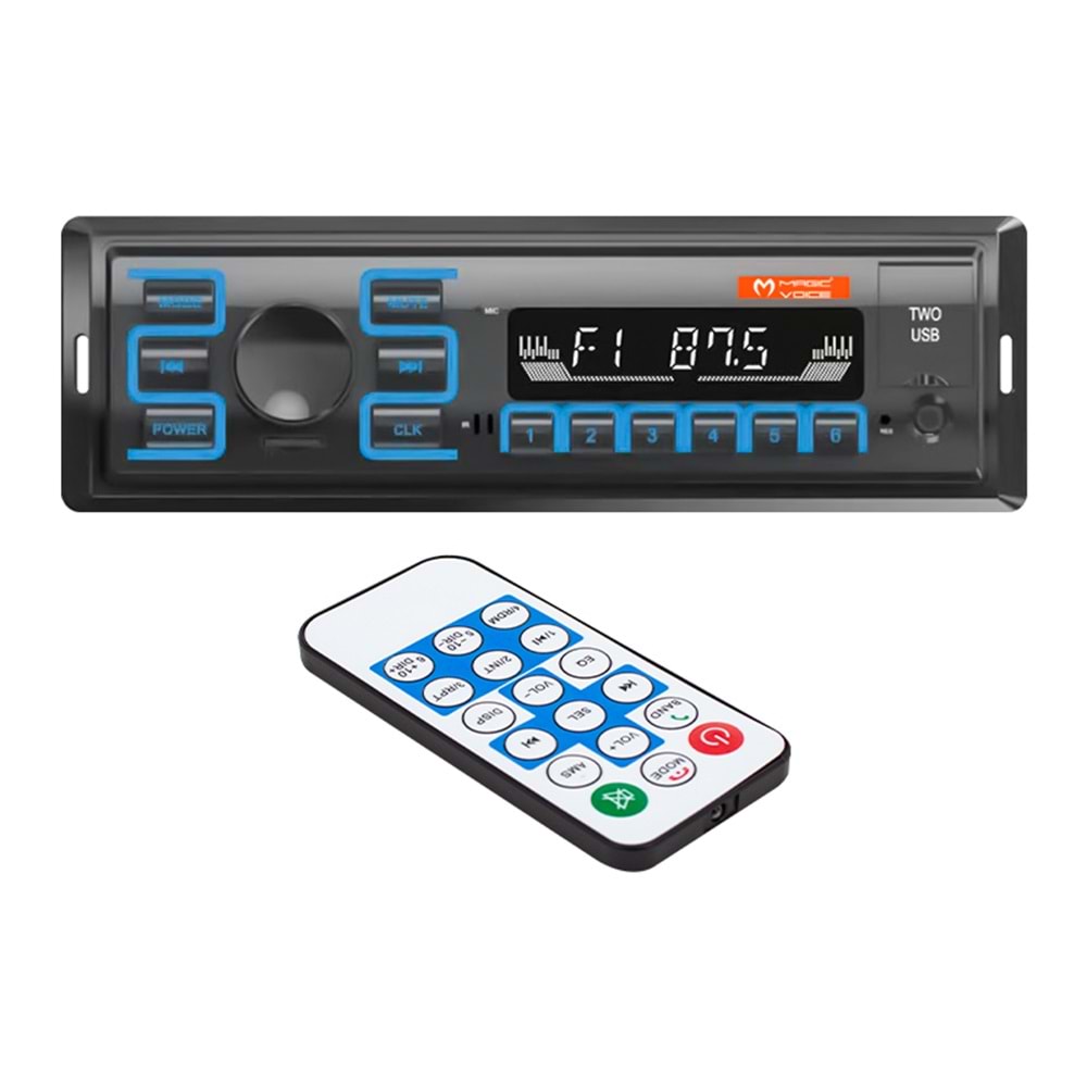 MV-5417 USB/SD/FM/AUX Mekaniksiz Oto Teyp