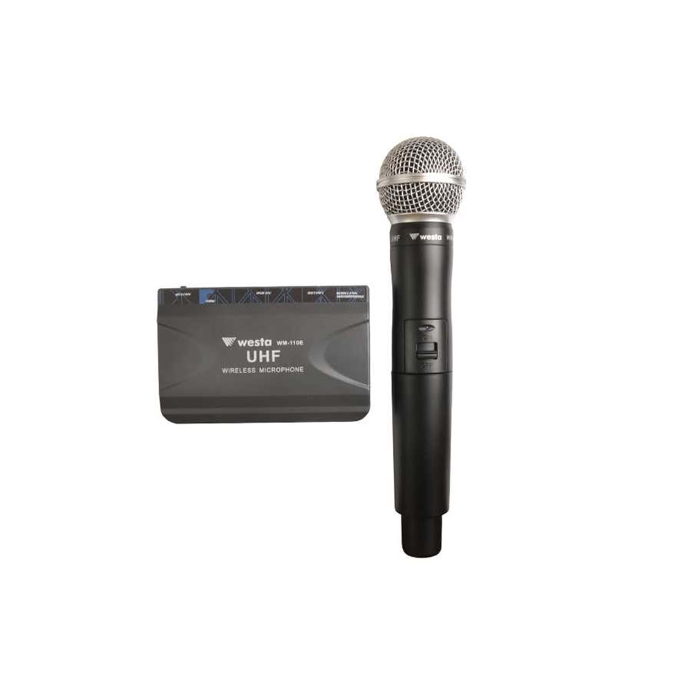 WM-110E UHF TELSİZ El Mikrofonu