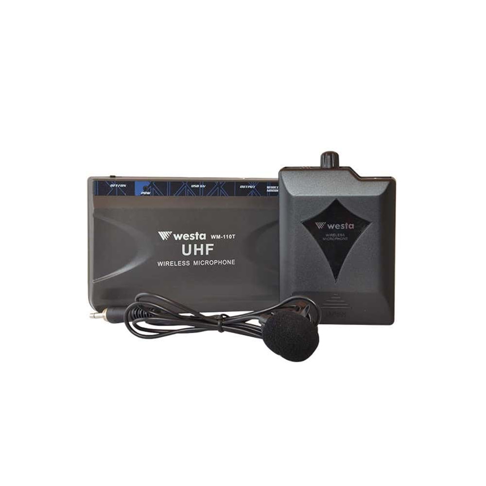WM-110T UHF TELSİZ Yaka Mikrofonu