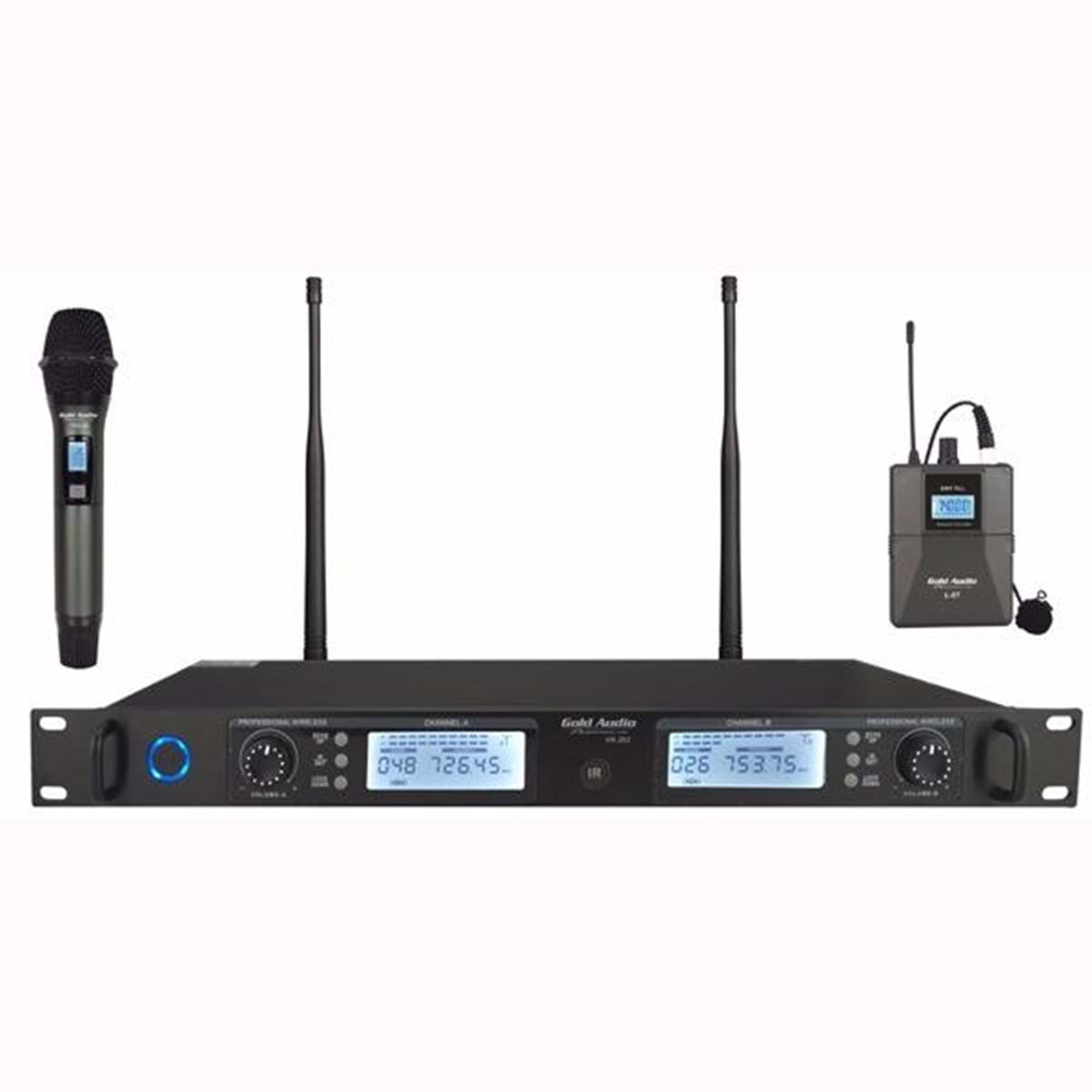 PRO 2002 EY UHF - Kablosuz El+Yaka Mikrofonu