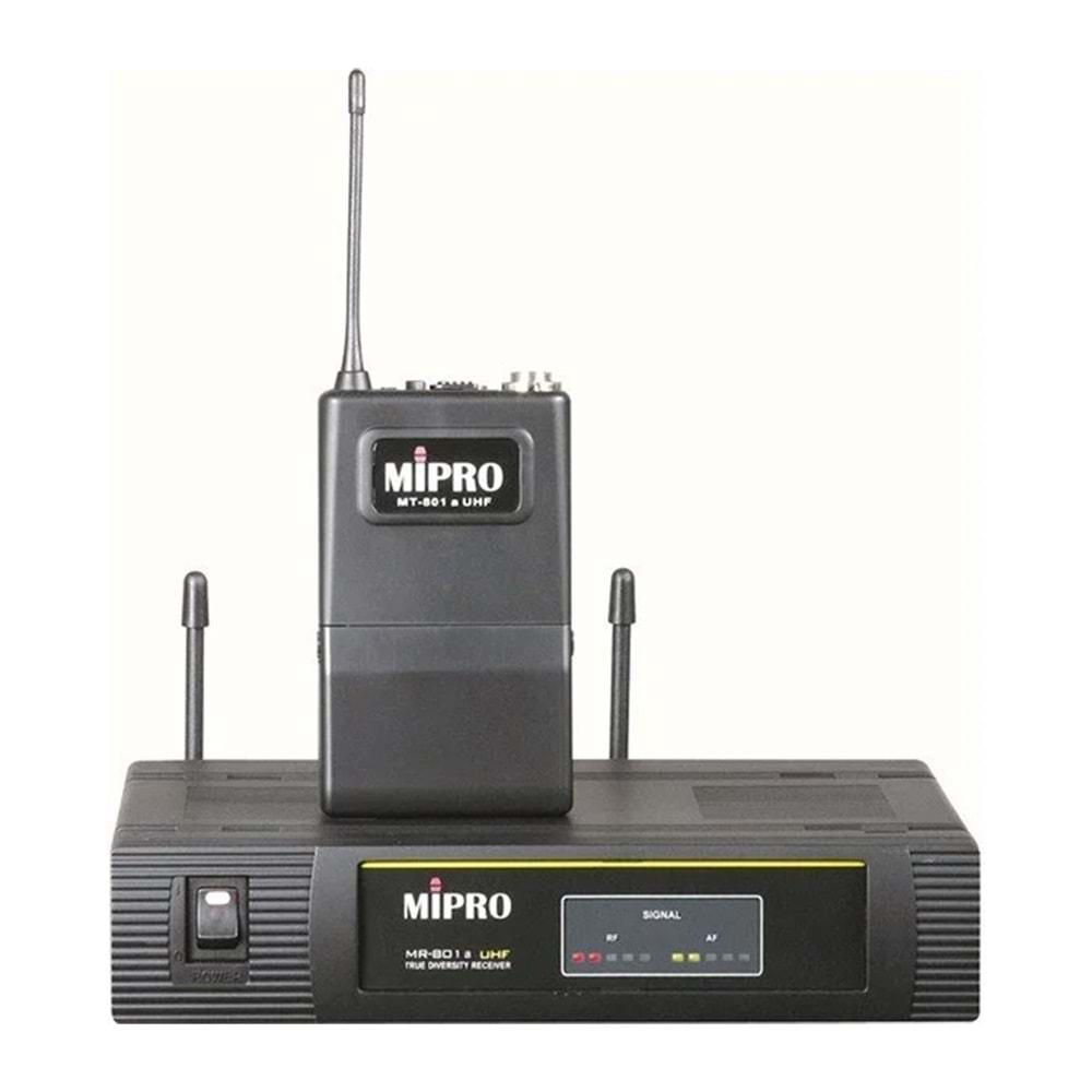 MR 801 Telsiz Mikrofon Seti UHF - Yaka Mikrofon