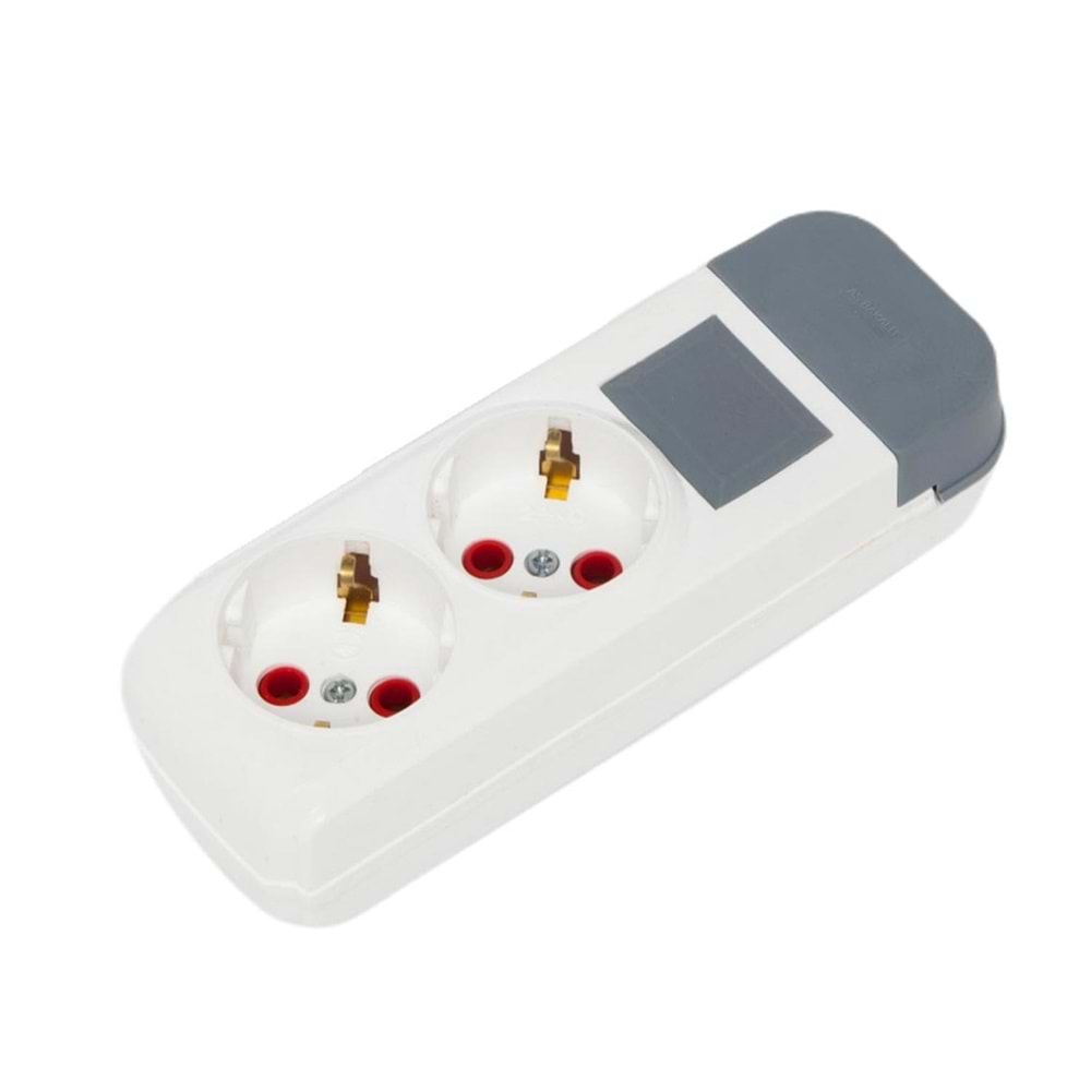 AU20 İkili Topraklı Priz Klemensli