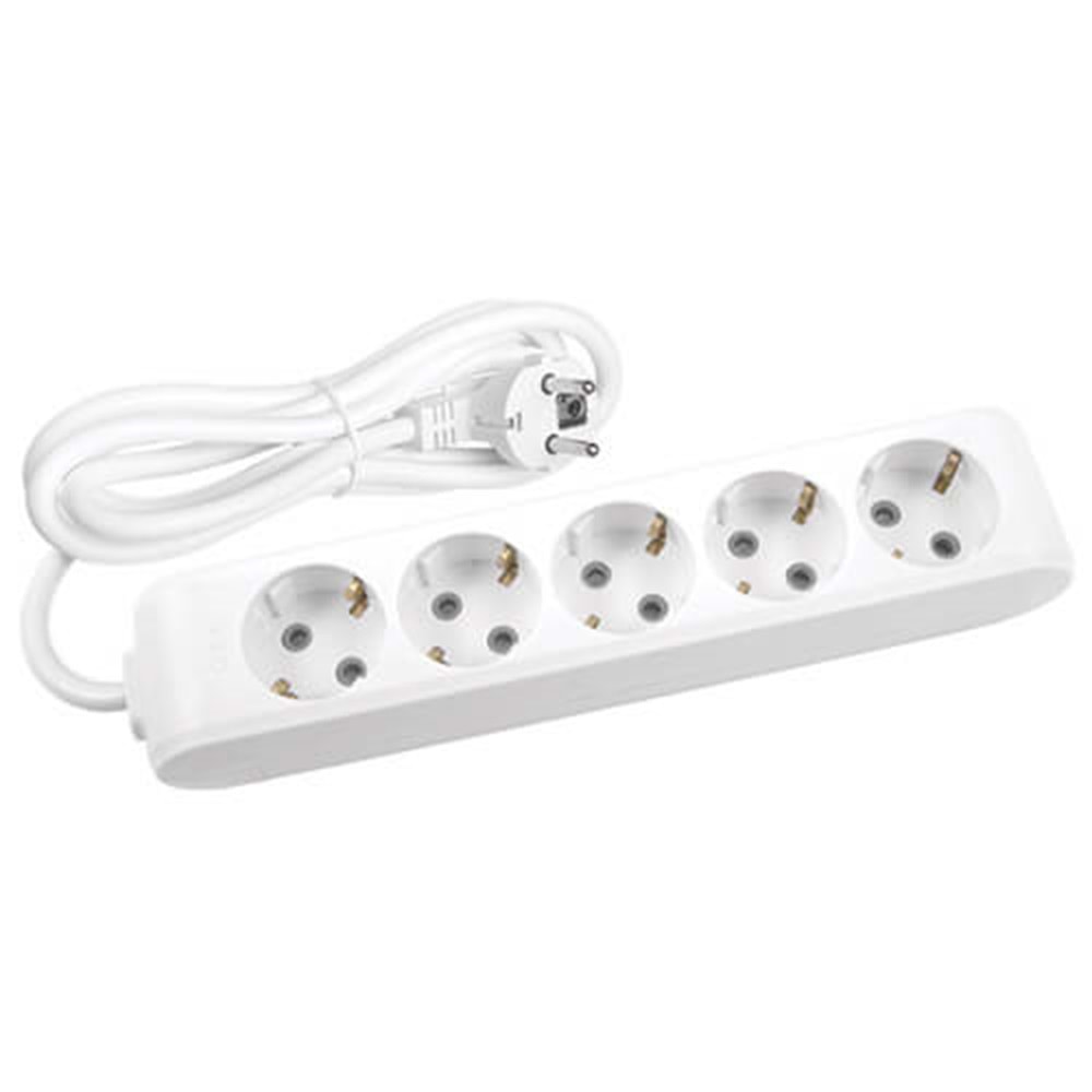 AU55 Beşli Topraklı Priz 5 Metre