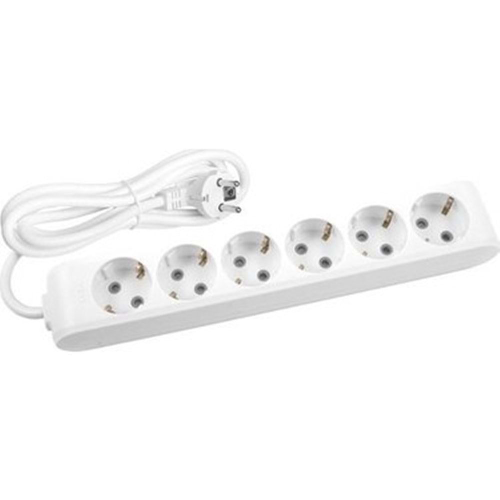 Multi-Let Altılı Priz Topraklı Ç.K. 5mt