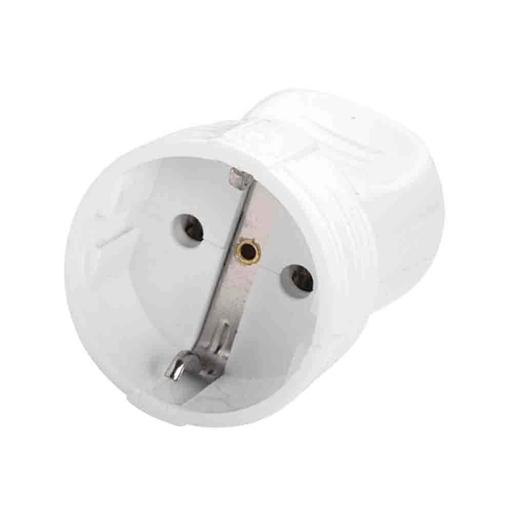 Topraklı Dişi Fiş Beyaz