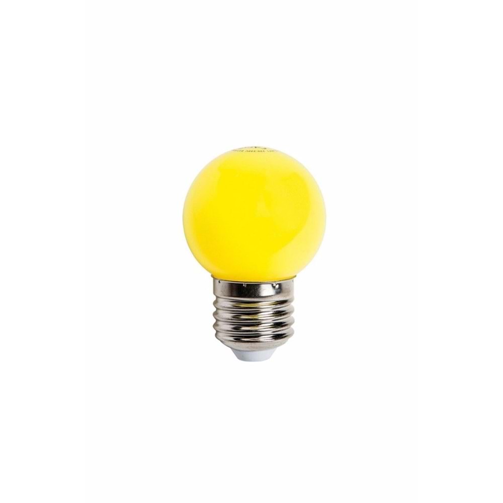 1W E27 Sarı Led Ampul