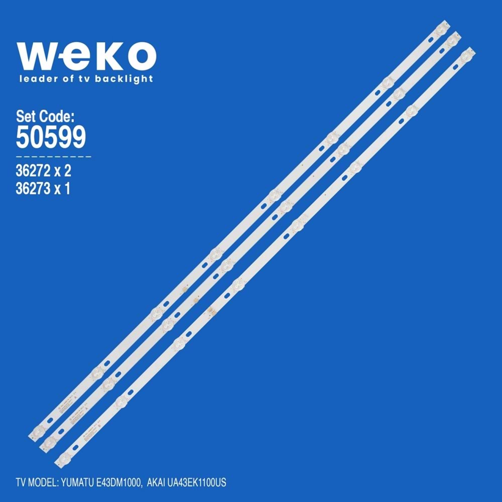50599 WKSET-5599 3 ADET LED BAR