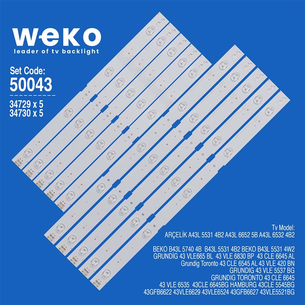 50043 WKSET-5043 Tv Led Bar