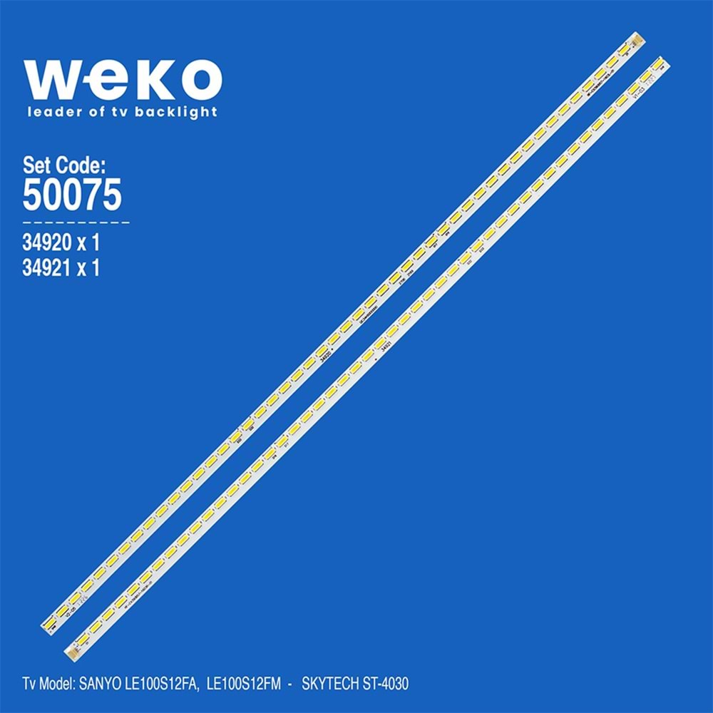 50075 WKSET-5075 TV LED BAR