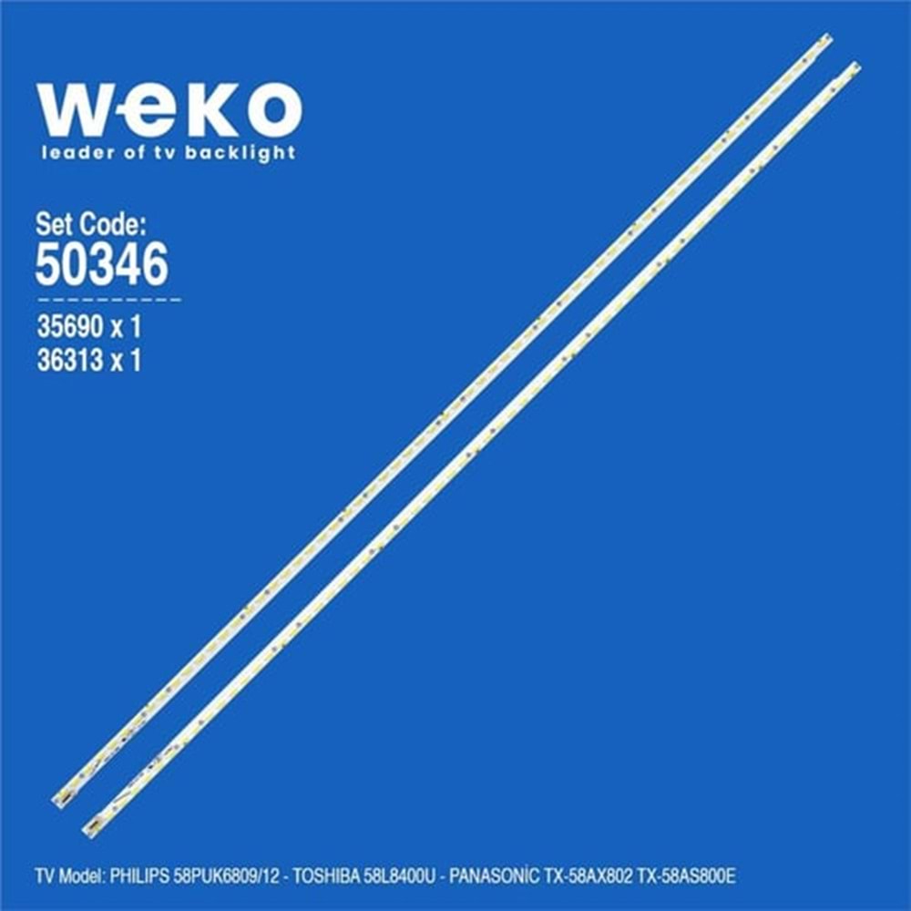 50346 WKSET-5346 TV LED BAR