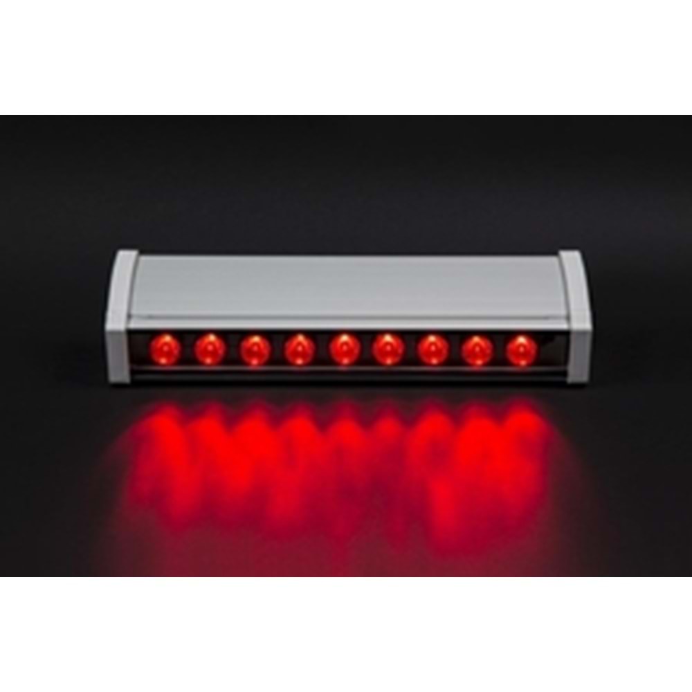 AMT-LWW-9W LED WALL WASHER 9W KIRMIZI