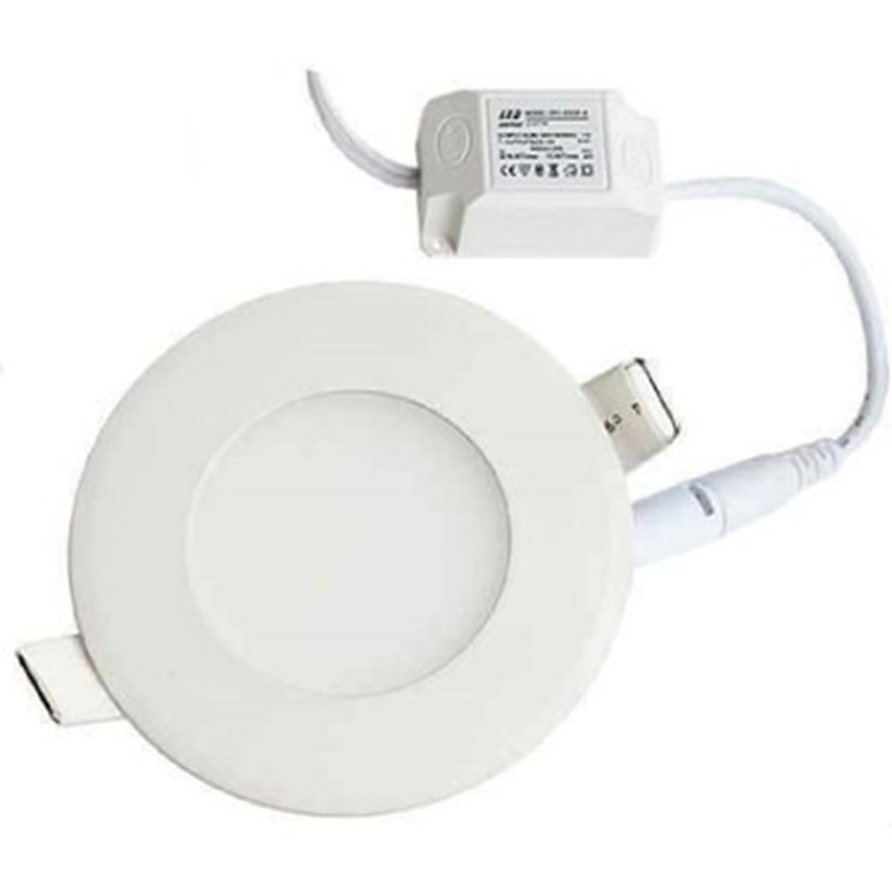 AC1200 3W SMD Led Armatür 6500K Yuvarlak Beyaz