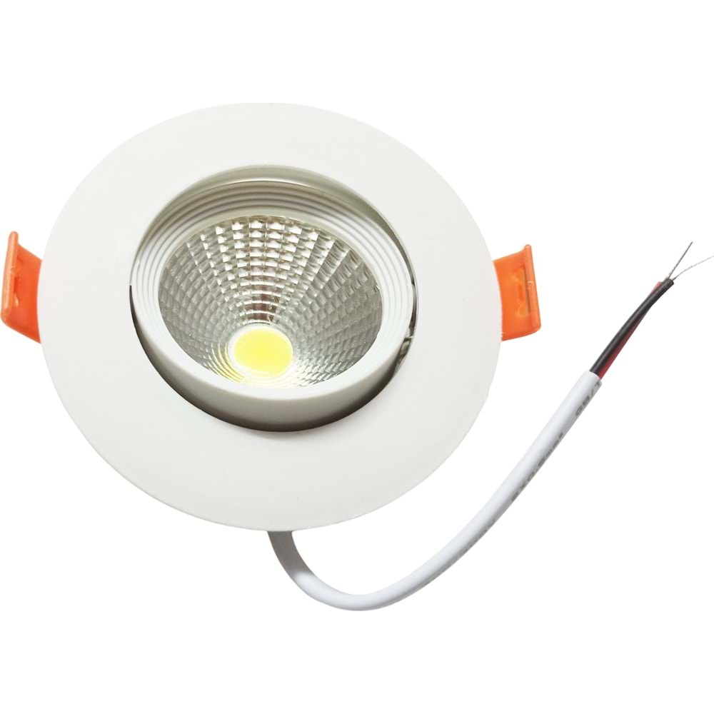 OSTA-6W Cob Spot LED Beyaz Kasa Beyaz Işık 6500K
