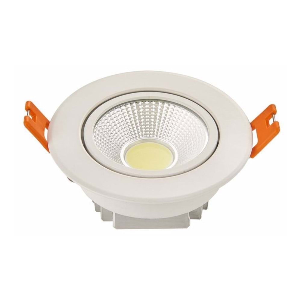 AC47001 5W Sıva Altı SMD Led Panel Beyaz Kasa Beyaz Işık