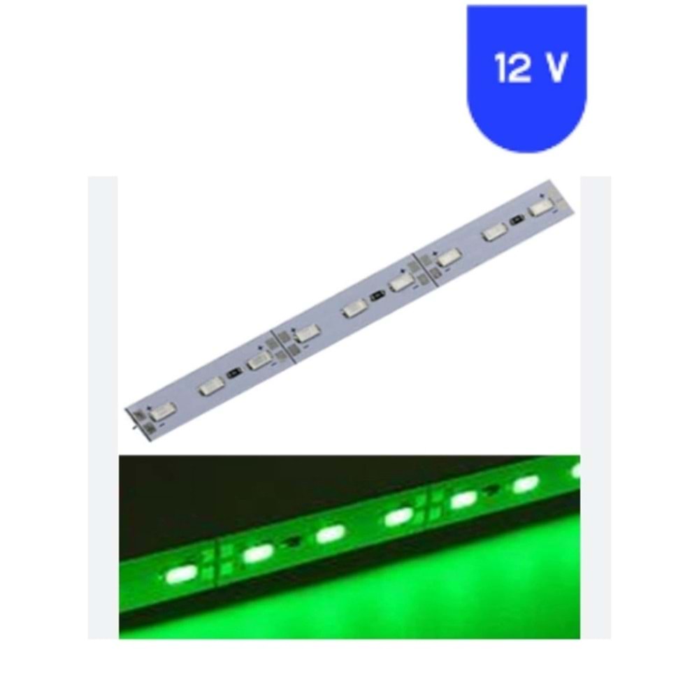 1mt 72 Ledli Alüminyum Led Yeşil
