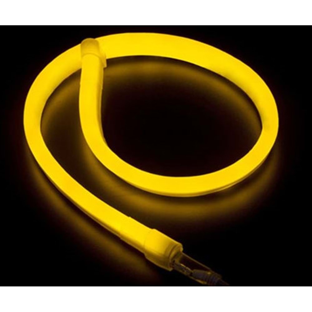 220V NEON LED 8X16MM AMBER