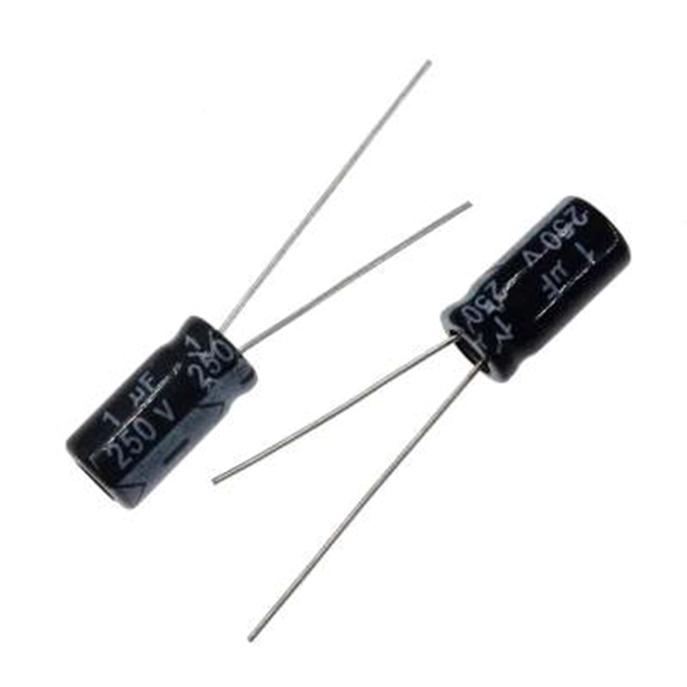 1uF 250V Elektrolitik Kondansatör 5 Adet