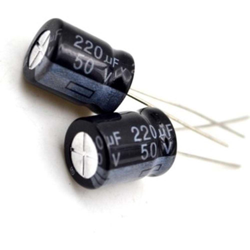 220uF 50V 2li Kondansatör
