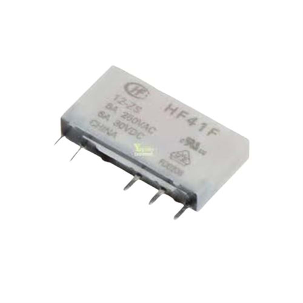 HF41F-24VDC 24V 6A 5 Pin Yassı Röle