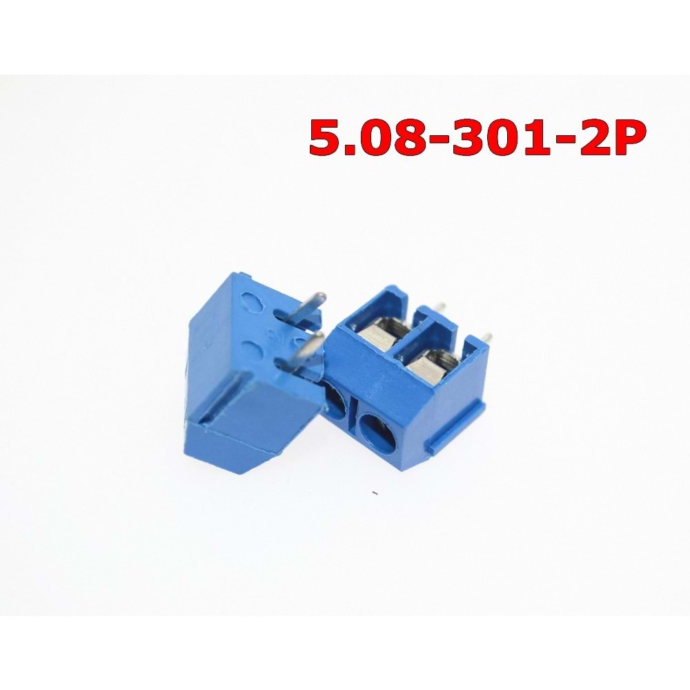 RC-10038 2 Pinli Vidalı Terminal Bloğu 5mm
