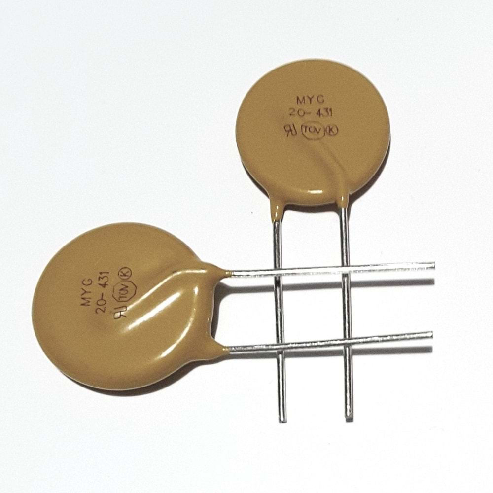 431K 20mm 275VAC Varistör