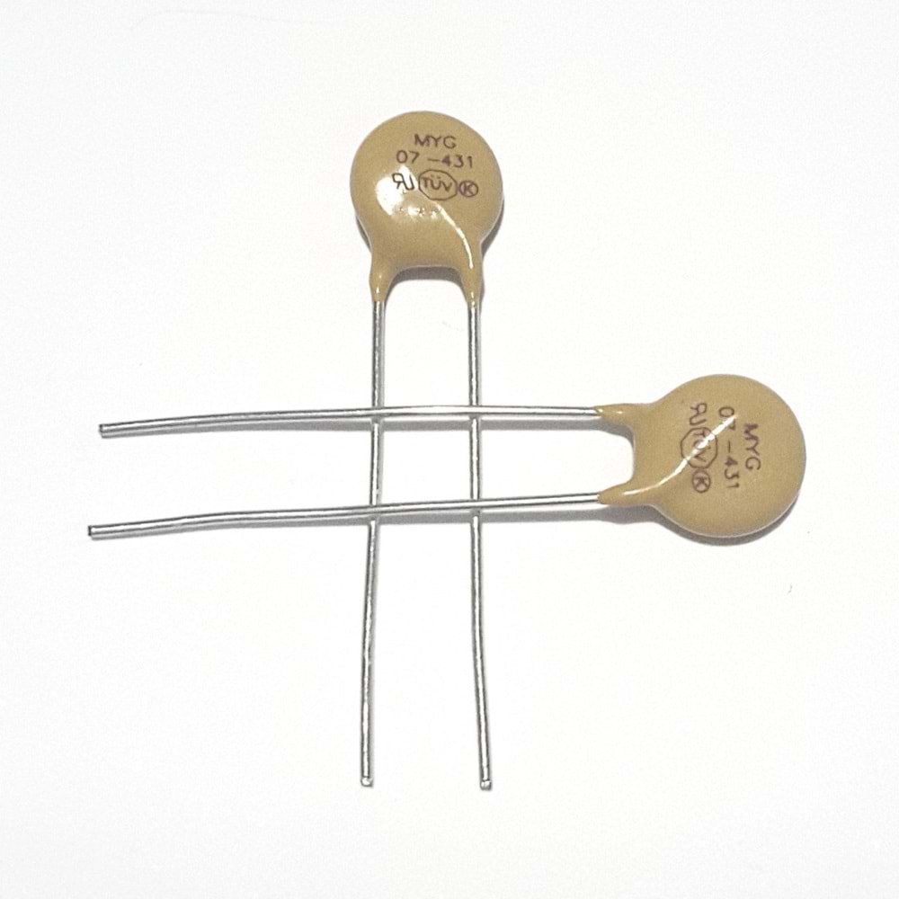 431K 5mm 275VAC Varistör