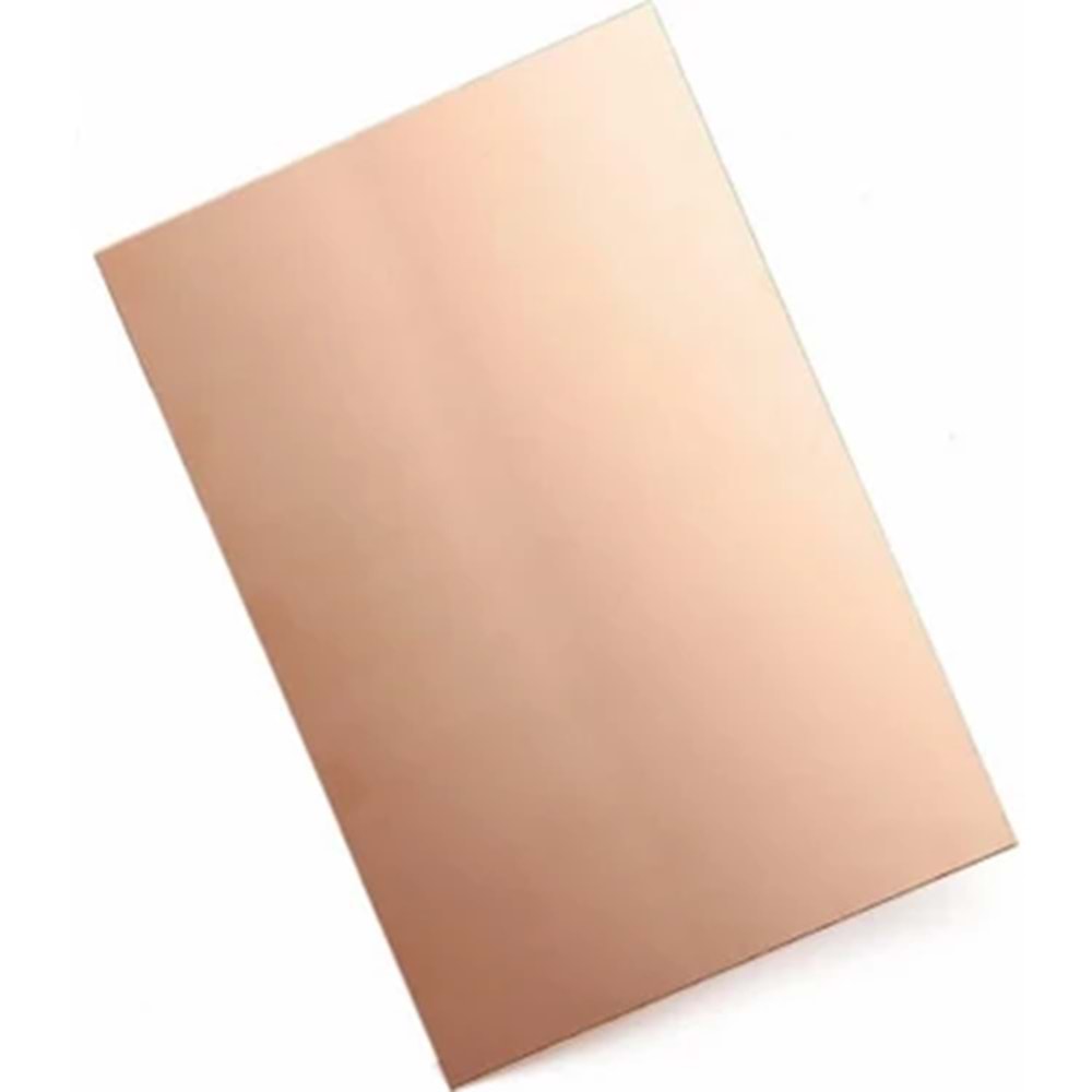 10x15 Cm 1.6mm/25 Mikron Bakır Plaket