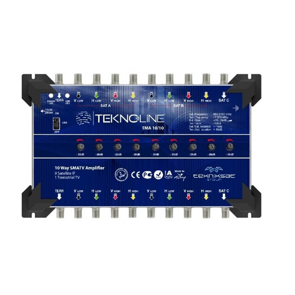 TMA 10X10 - TA/TMA 10X10 TA 9IF+RF (2SAT+MDU+RF ) Terr Aktif