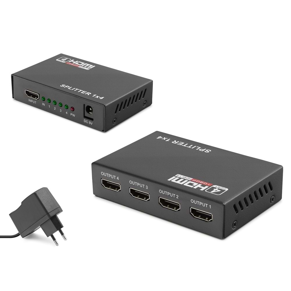 HDMI SPLINTER 4 PORT HDX1286 HDTV 1080P SPLINTER VER 1.4