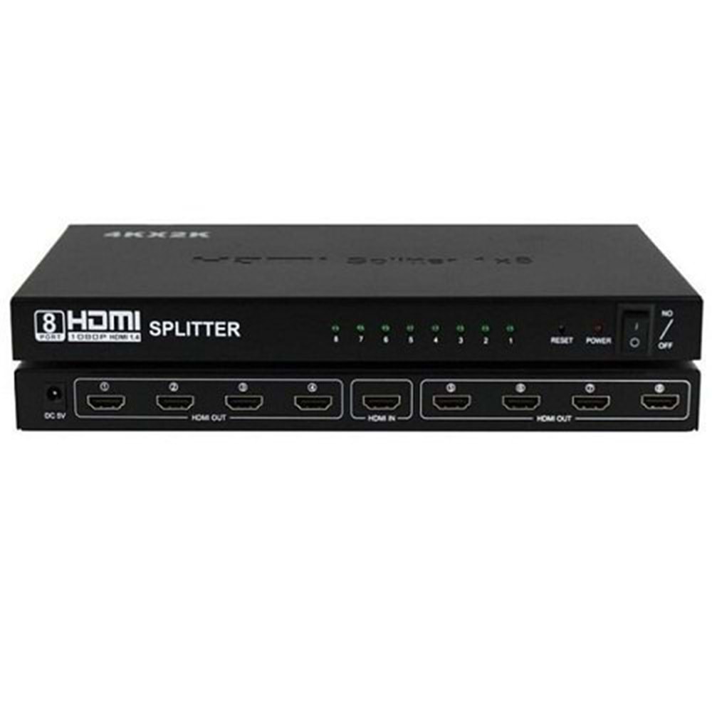 PM-14218 1/8 HDMI Splitter
