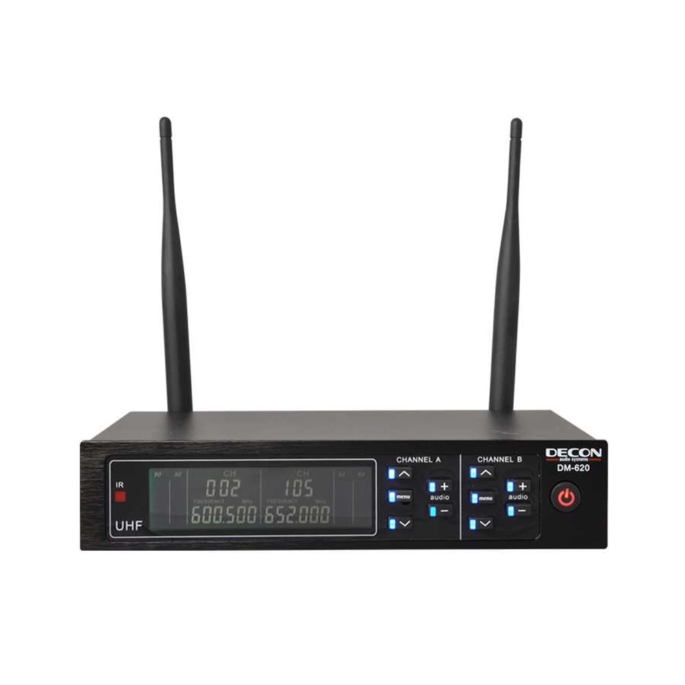 DM-620 DECON 2 CH UHF Receiver