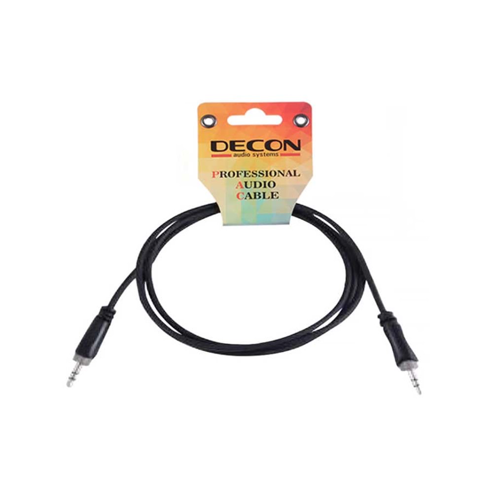 DC-240L1.5 3.5mm Stereo Erkek/3.5mm Stereo Erkek uzatma kablosu 1,5M