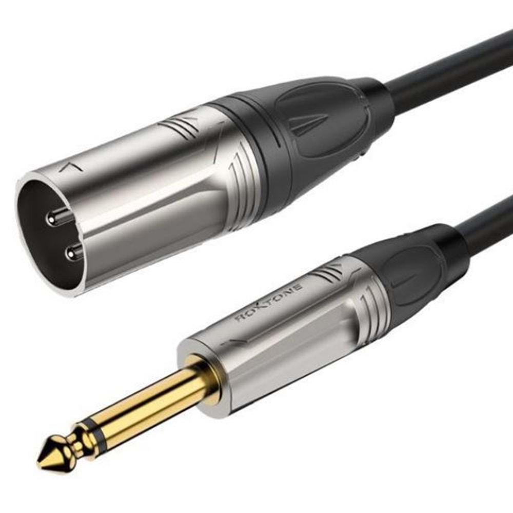 RX-K13101 XLR Erkek - 6.3mm 1mt Kablo
