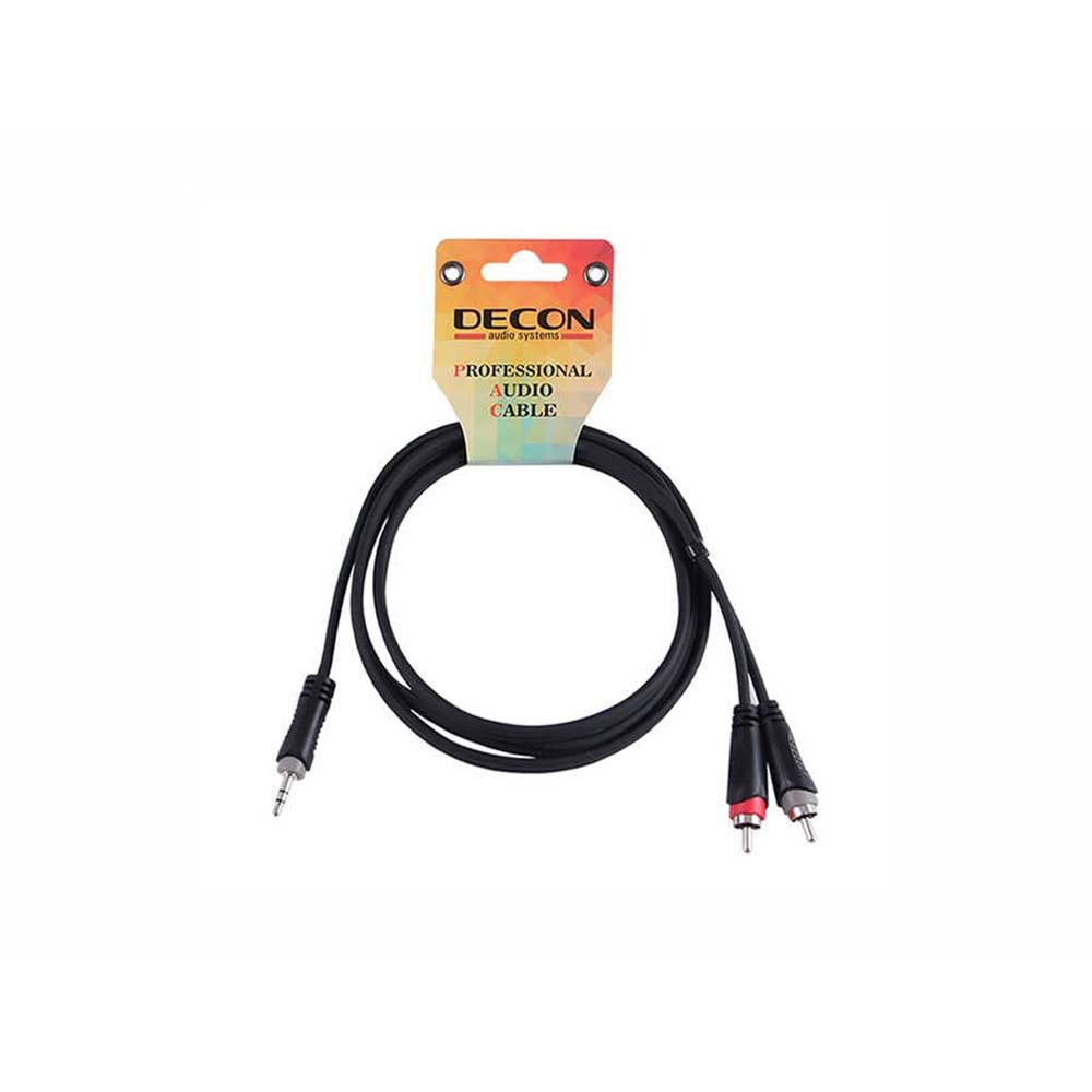 DC-150L10 SES KABLOSU 3.5mm STEREO AUX - 2xRCA 10 METRE