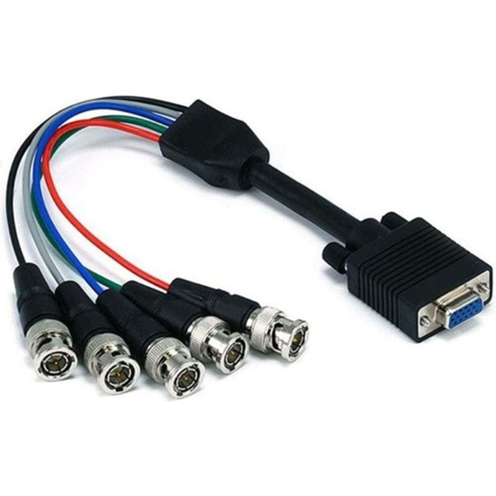 FK0106 VGA TO 5 BNC KABLO