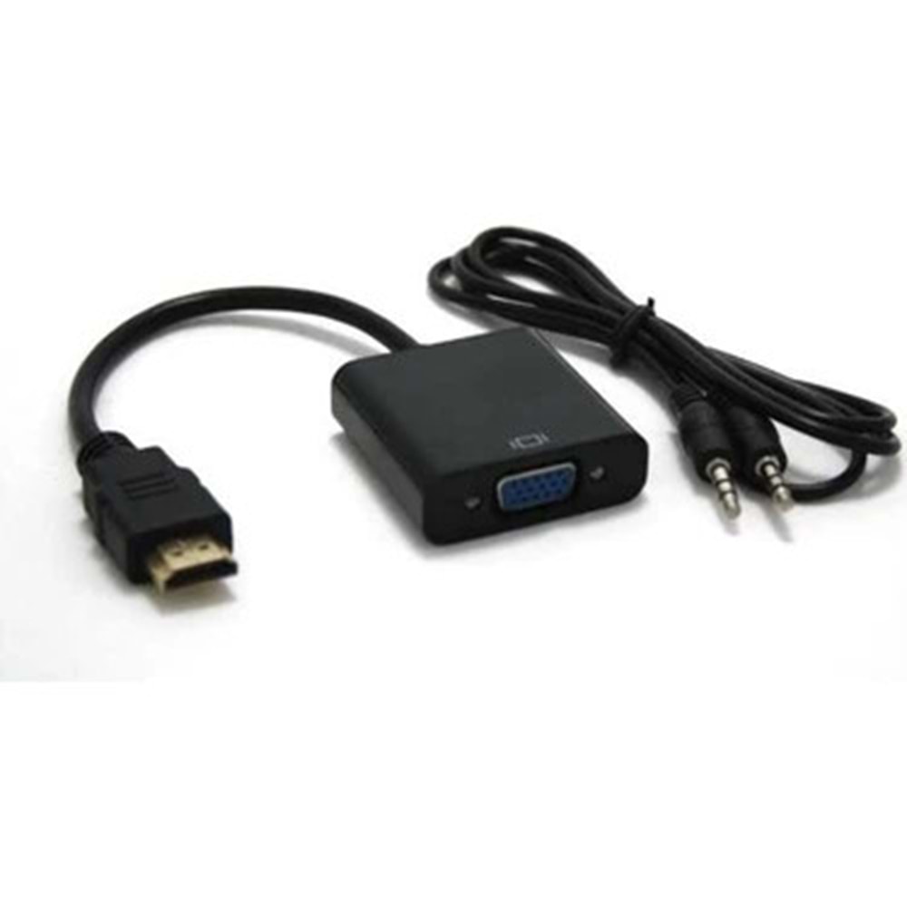 TKD-333 HDMI To VGA + 3.5 Stereo Kablo