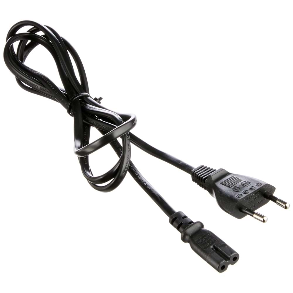 2.5Mt. 2 Pin İnce 2.5A 250V Güç Kablosu