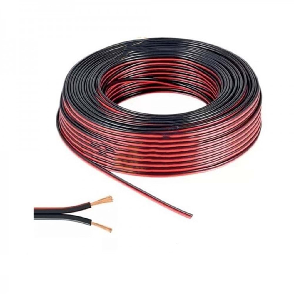 2x0.75mm Hoparlör Kablosu