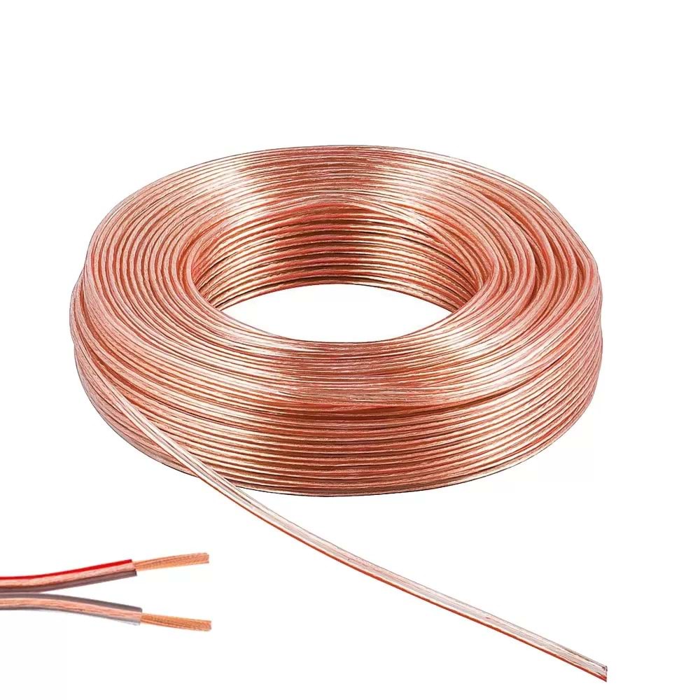 KABLO0022 2x0.75mm Şeffaf Kordon Kablo