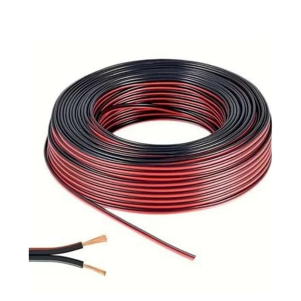 802 2x0.75mm CCA Kordon Hoparlör Kablosu