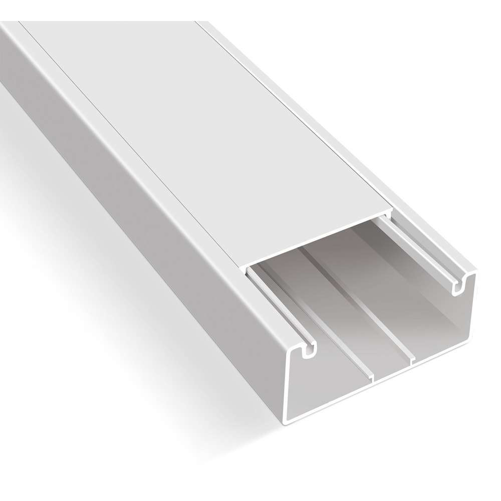 100x50 İçten Kapaklı Kablo Kanalı