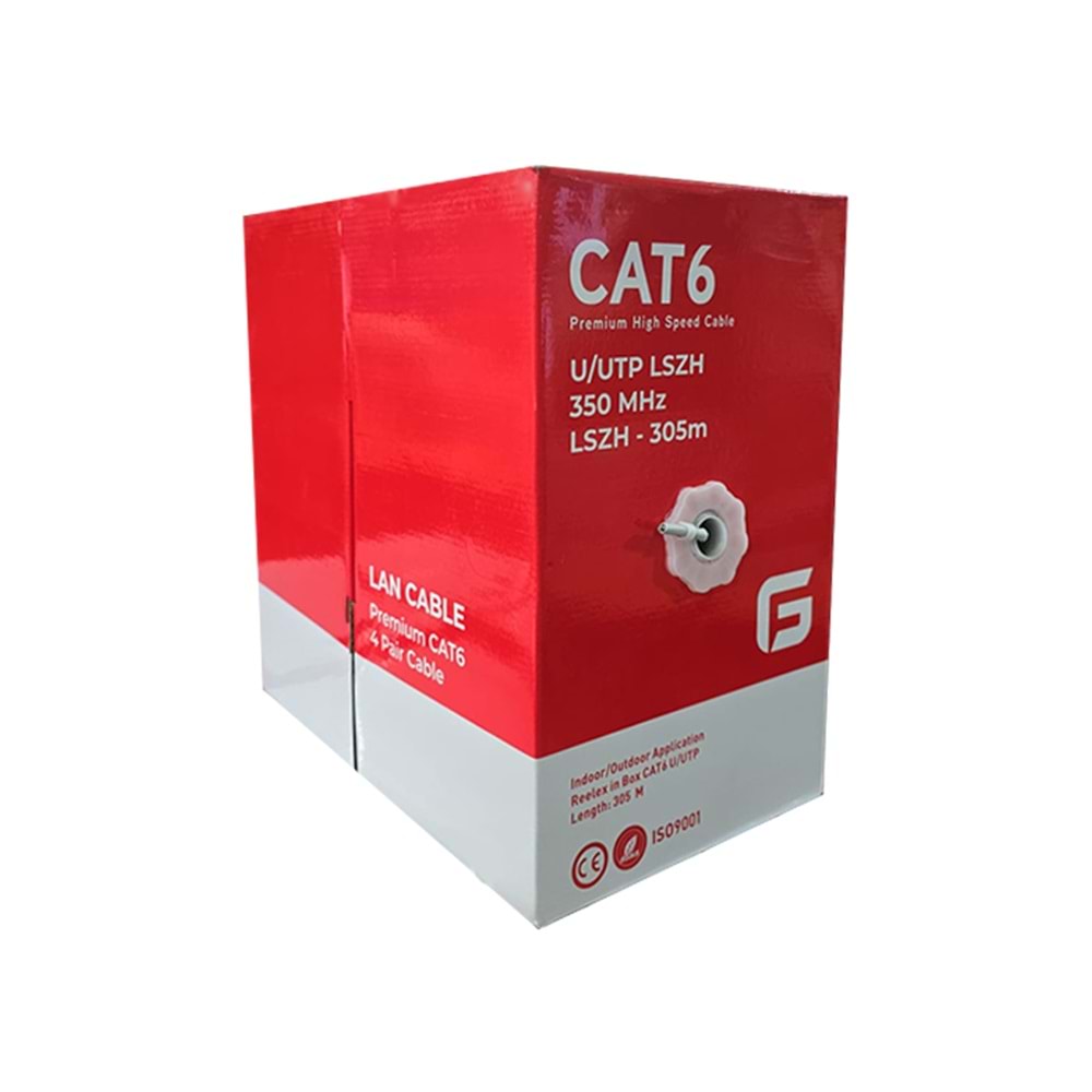 CABLE CAT6 U/UTP 23 AWG LSZH 1 BAG 305MT